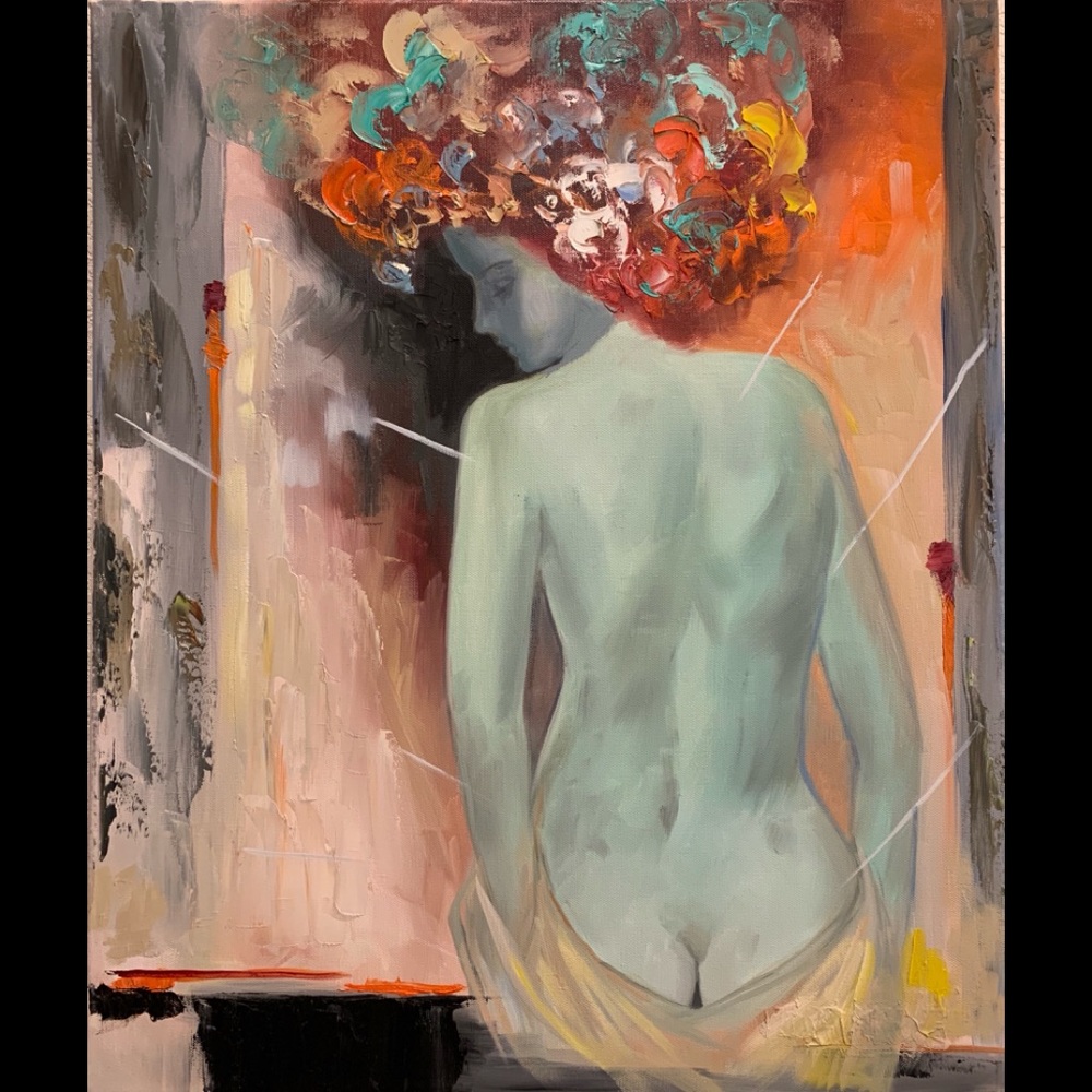 Original Oil on Stretched Canvas Huge Sale Price
